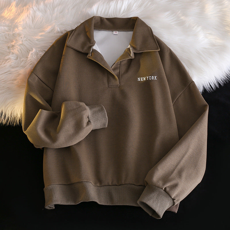 Hong Kong Style Top Long Sleeve Coat