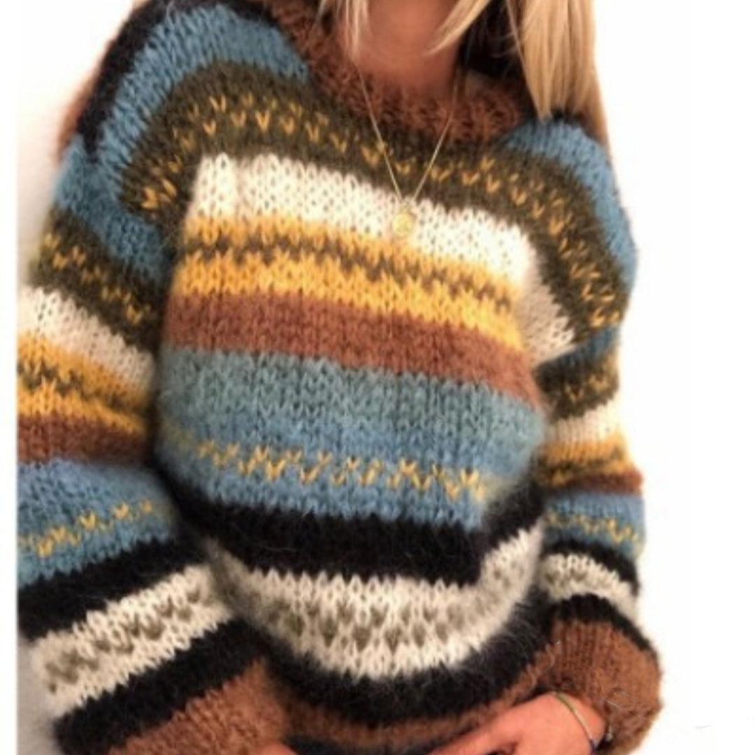 Leisure Warm All-matching Sweater Women's Clothing