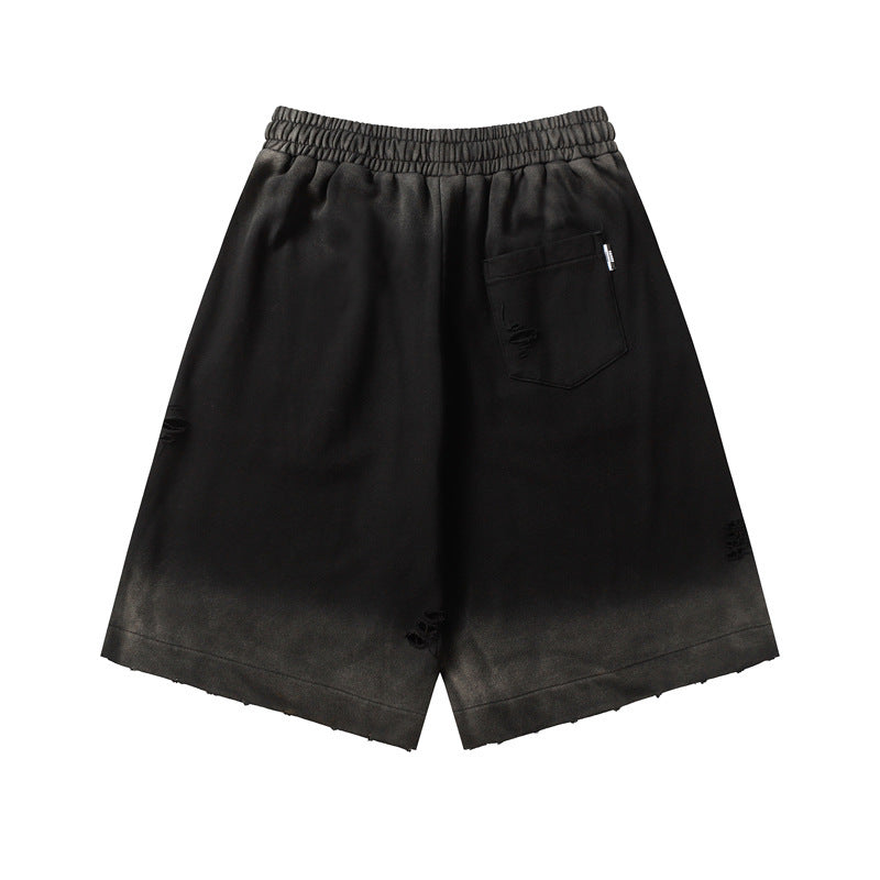 American Retro Loose Drawstring Shorts