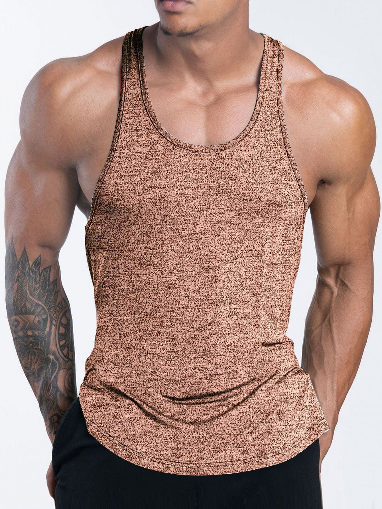 I-shaped Men's Exercise Workout Quick-drying Vest