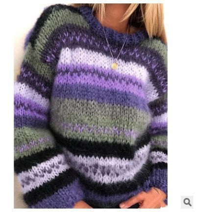 Leisure Warm All-matching Sweater Women's Clothing