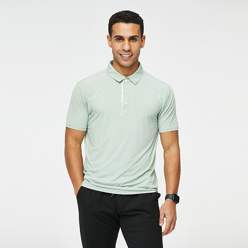 Summer Ice-feeling Breathable Quick-drying Polo Shirt For Men
