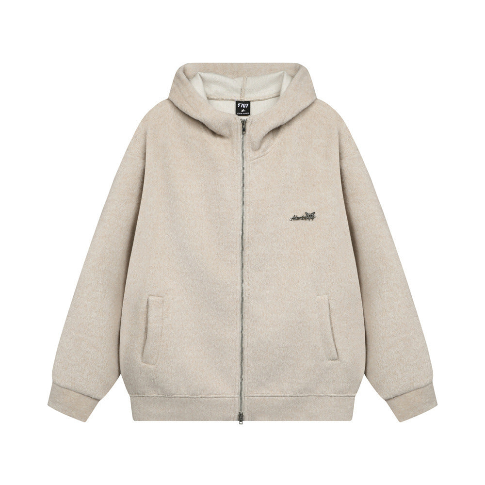Wear Hooded Jacket American Casual