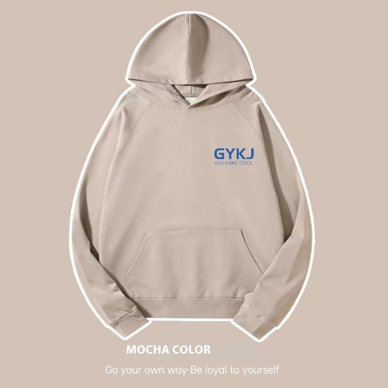 Women's Letter Printed Loose Cotton Hoodie