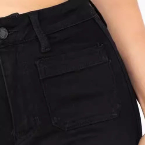 New Women's Solid Color Jeans