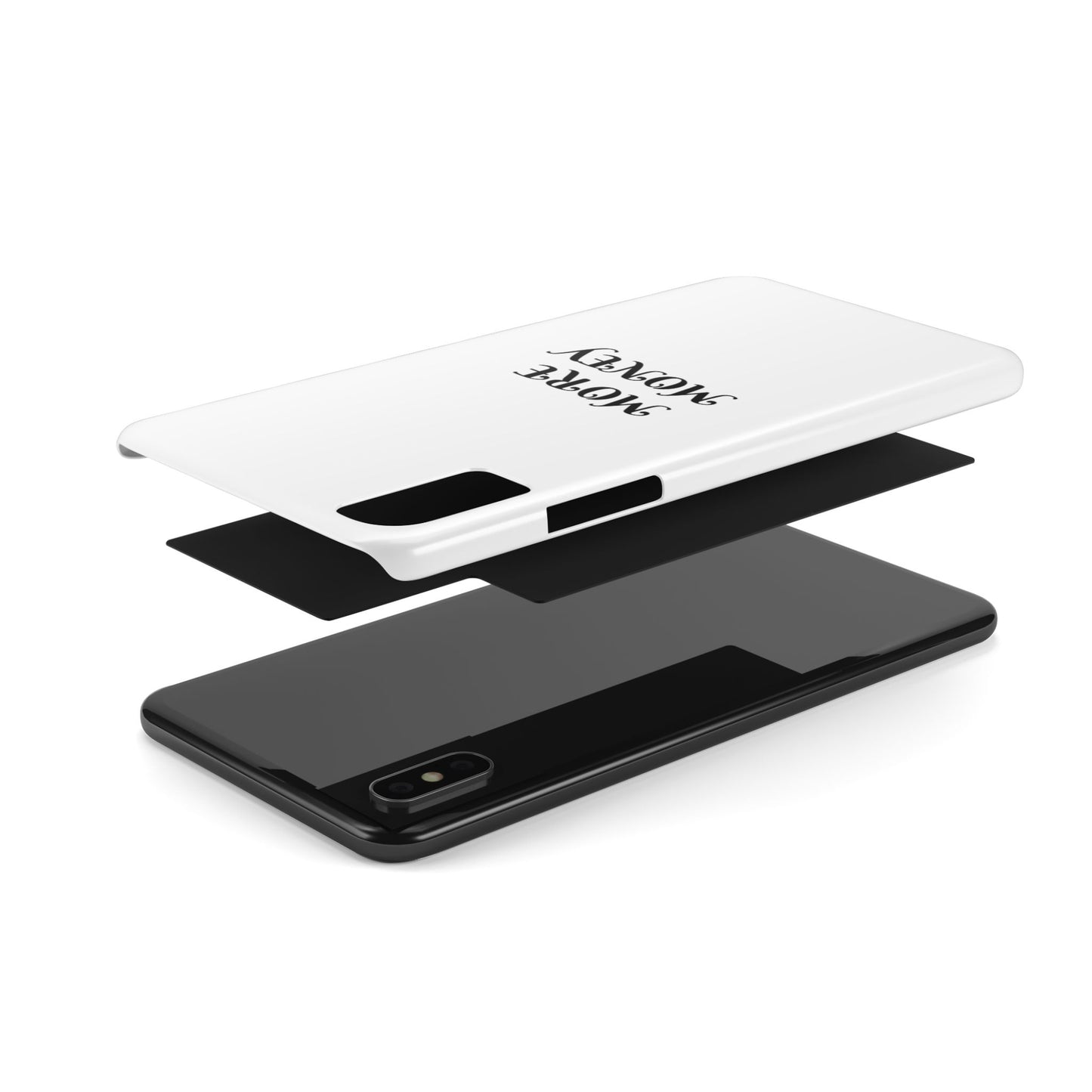 Motivational Slim Phone Case - "More Money" Design for Everyday Inspiration