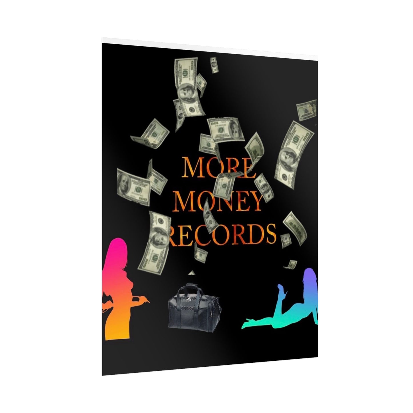 More Money Records Rolled Poster - Vibrant Wall Art for Music Lovers