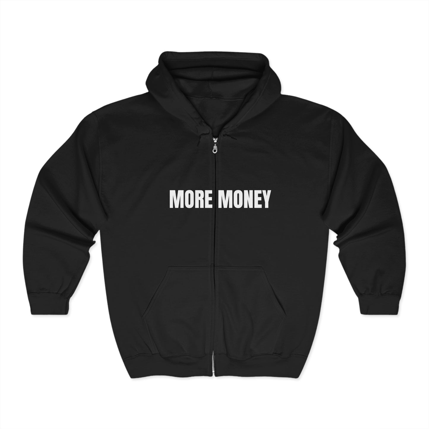 More Money Unisex Heavy Blend Zip Hoodie - Perfect for Casual Days and Celebrations