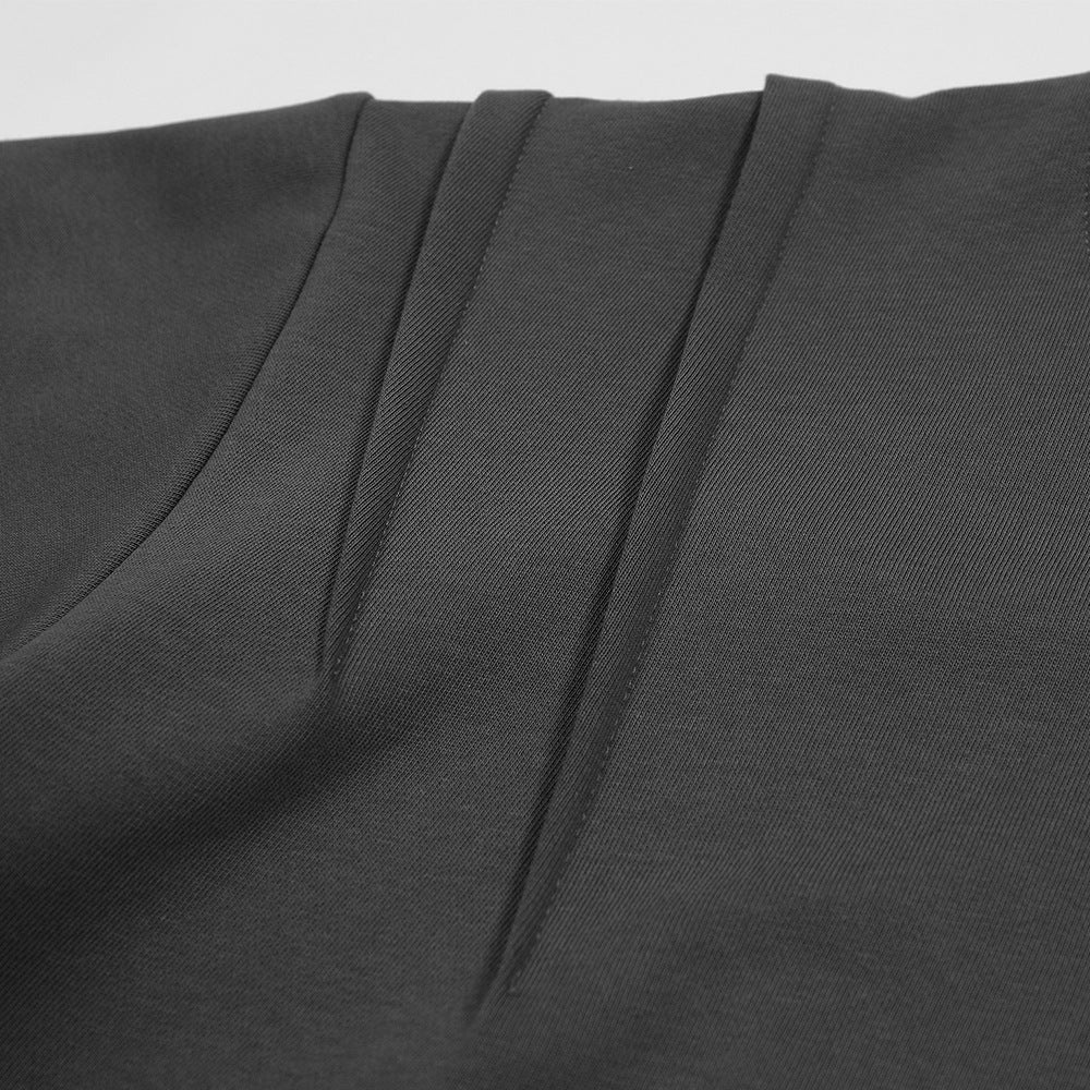 Fashion Solid Color Loose Sweater Men