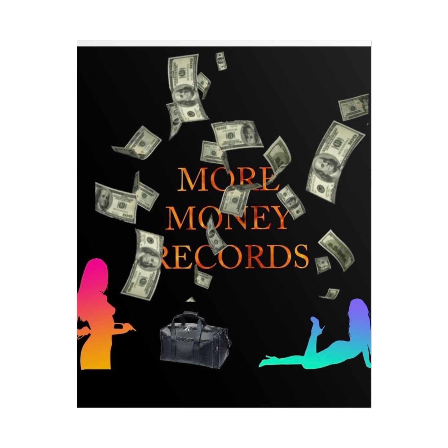 More Money Records Rolled Poster - Vibrant Wall Art for Music Lovers