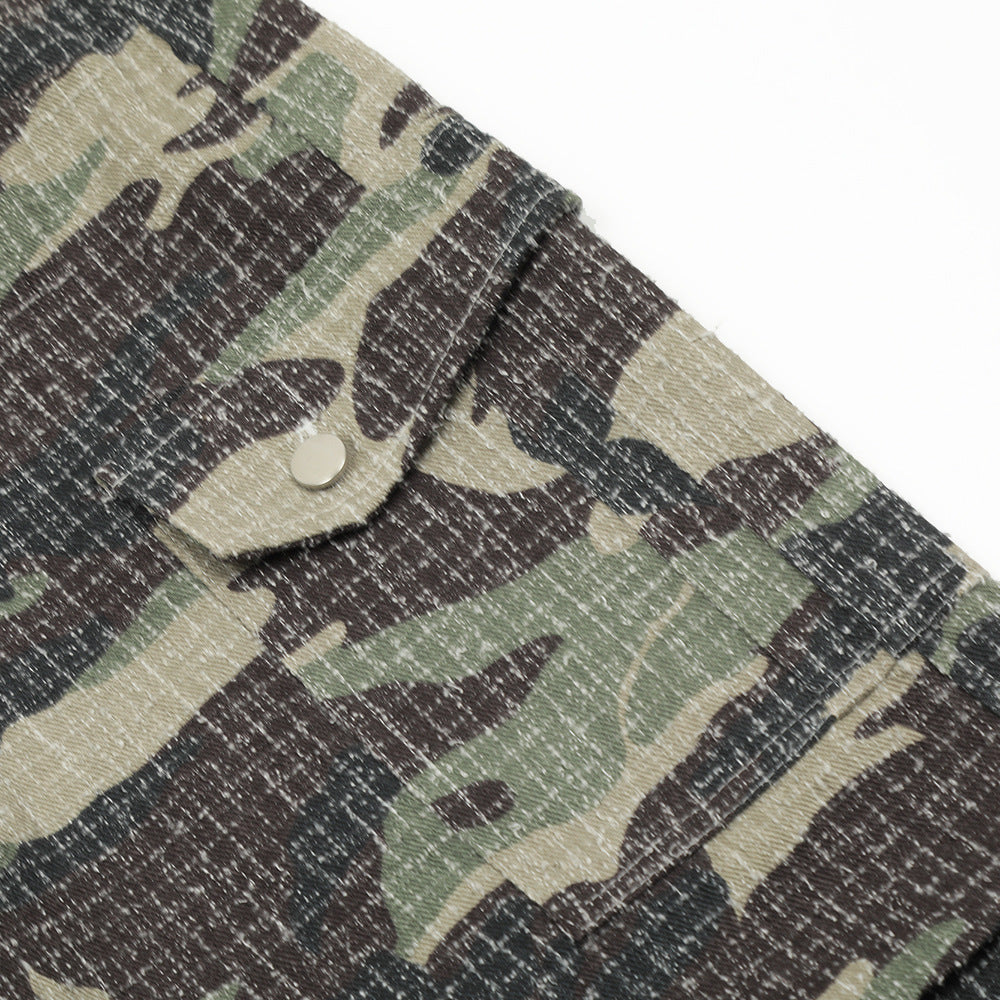 Men's Outdoor Camouflage Sports Fold Paratrooper Pants