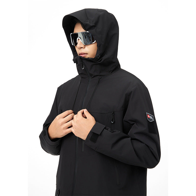 Autumn And Winter Outdoor Keep Warm Waterproof Mountaineering Fishing Camping Couple Jacket