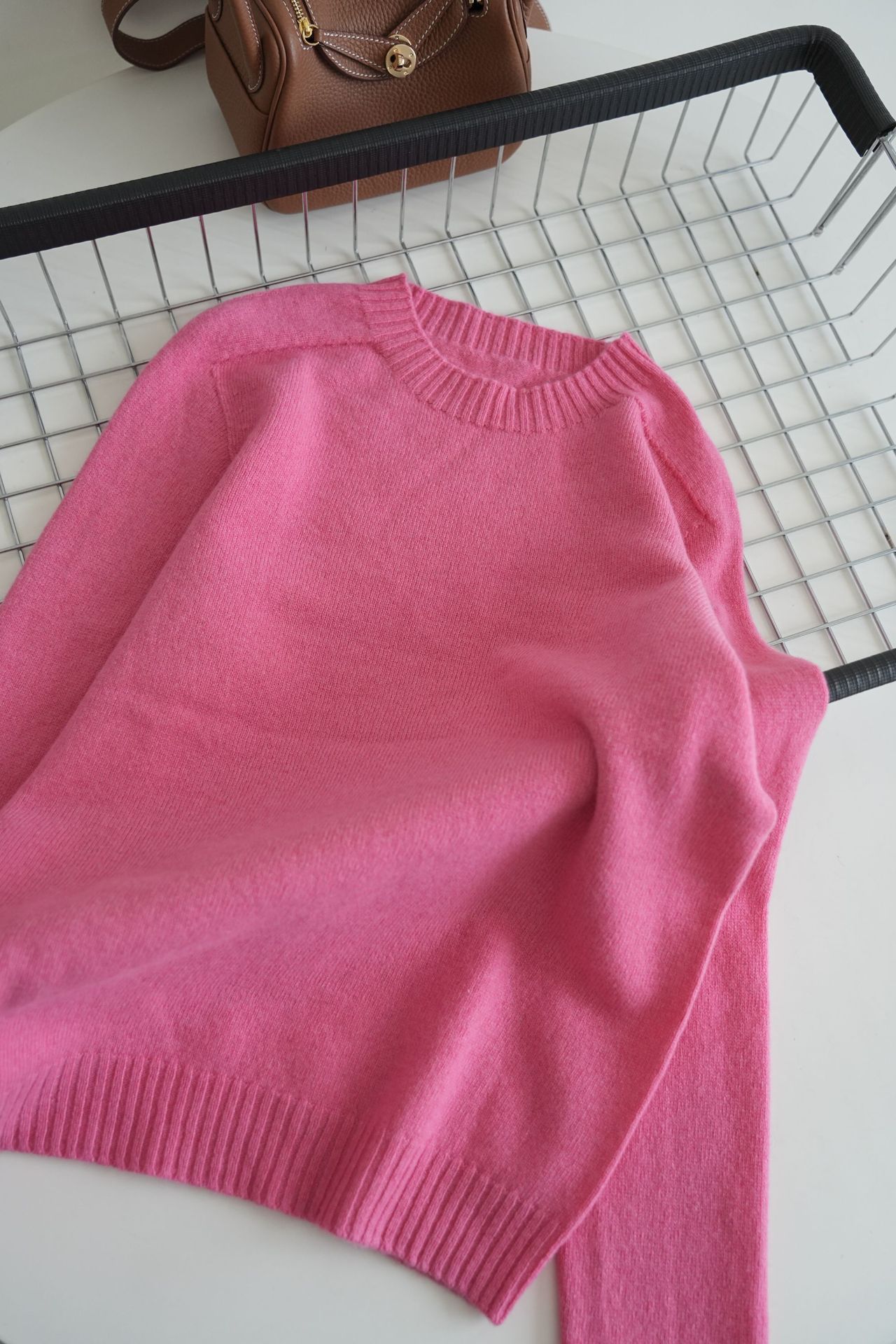 Pure Wool Soft Glutinous Thick Loose-fitting Pullover Base Sweater