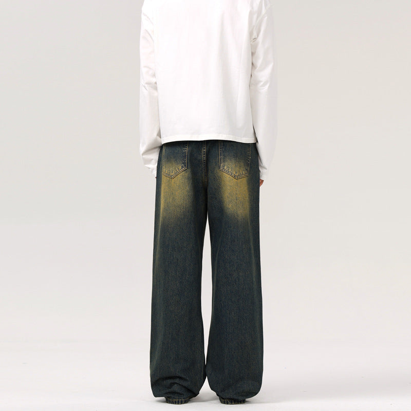 Straight Jeans Loose Wide Leg Pants