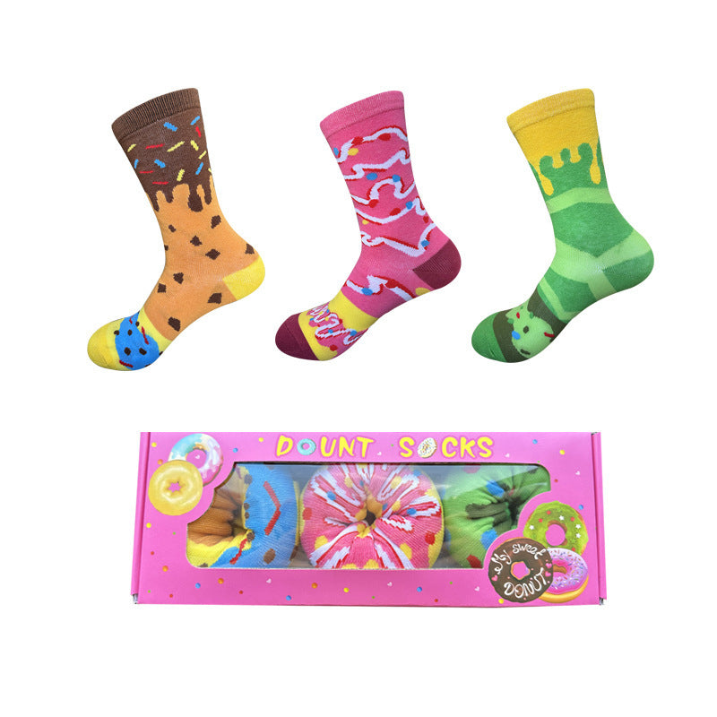 Neway Doughnuts Cotton Socks