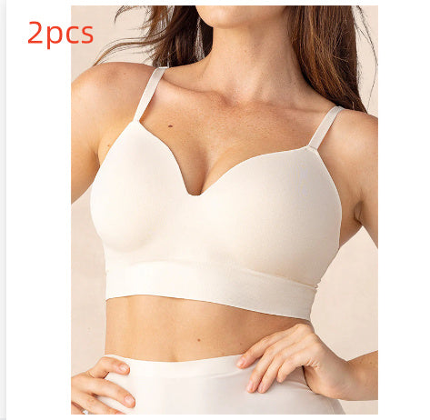 Fixed Support Seamless Underwear Comfortable Push Up Body Shaping Bra