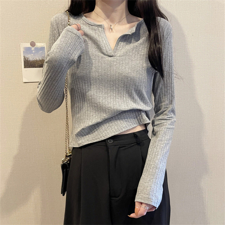 Short Top Women's Long Sleeve