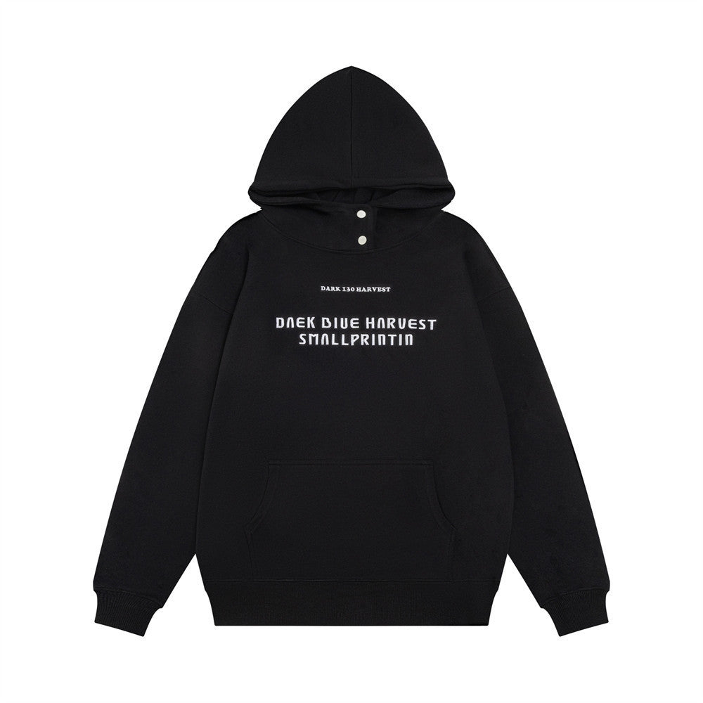Fashion American Letters Embroidered Hoodie Men