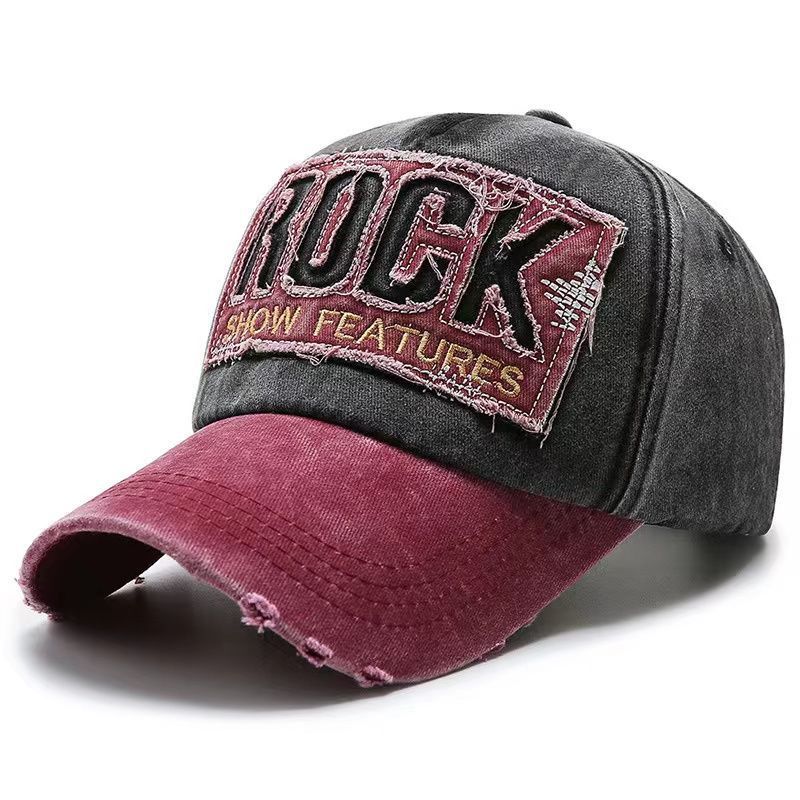 Stitching Washed Cotton Baseball Hat