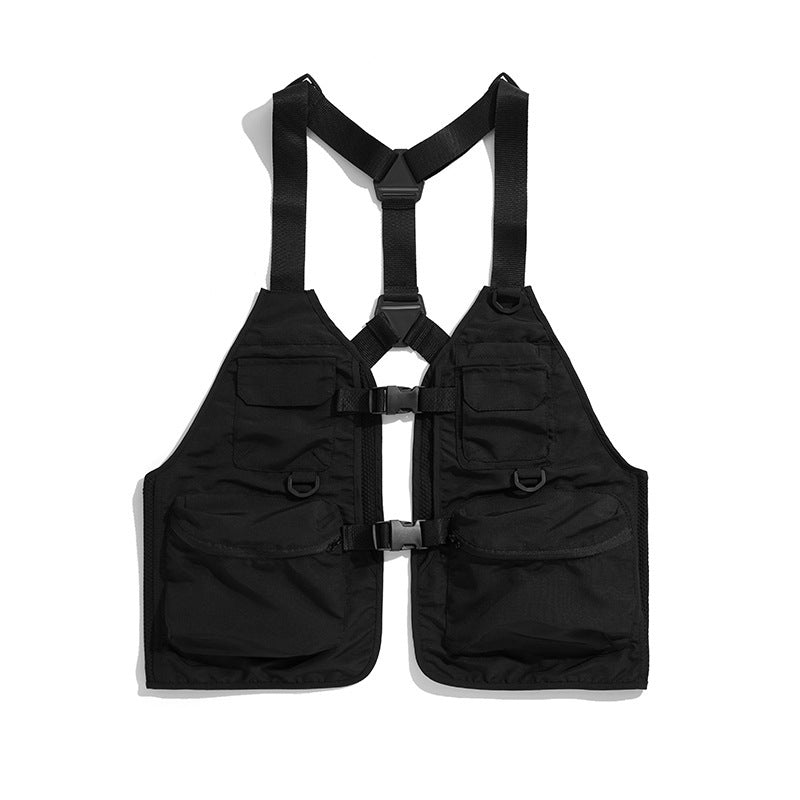 Summer Outdoor Mountain Multi-functional Camping Vest Man