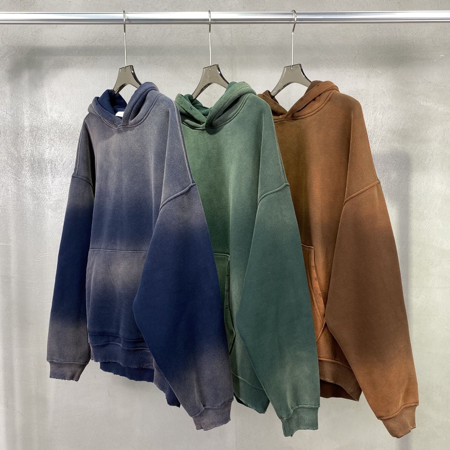 European And American High Street Velvet Padded Thickened Sweater Men