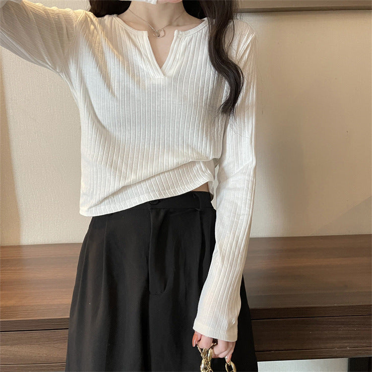 Short Top Women's Long Sleeve