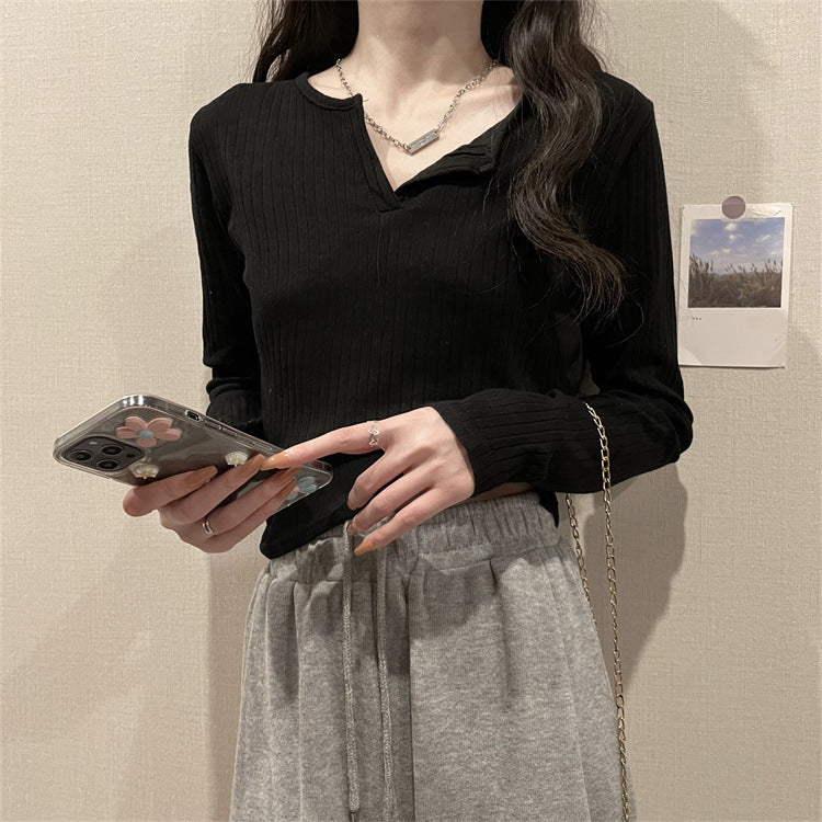 Short Top Women's Long Sleeve