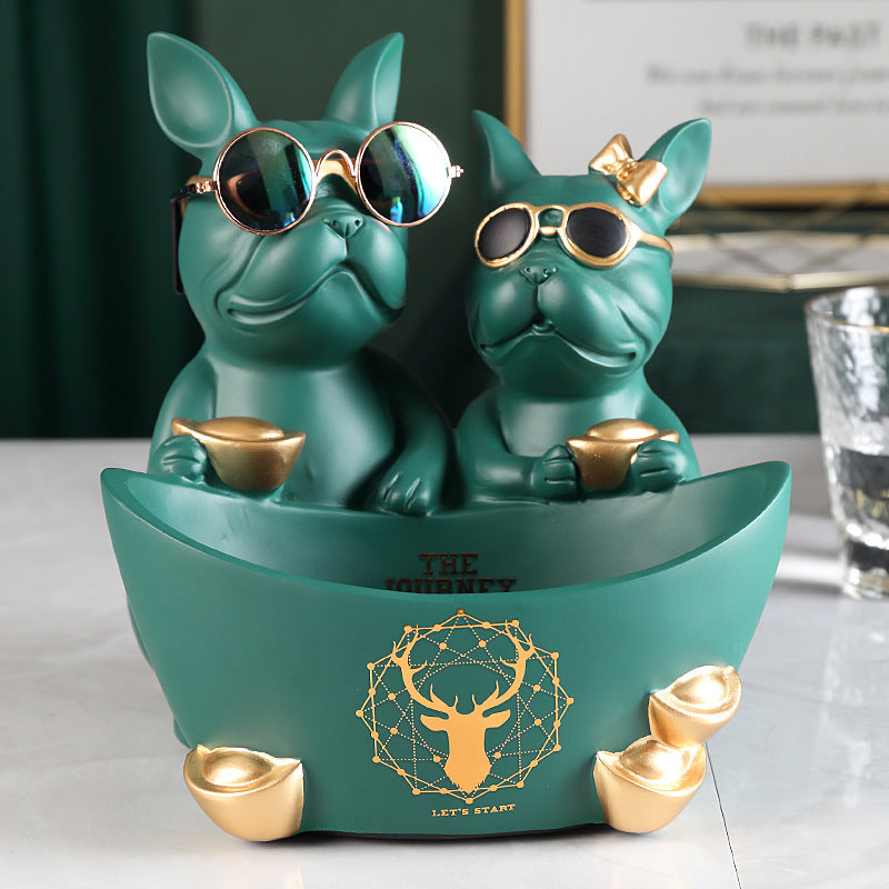 French fighting dog storage box
