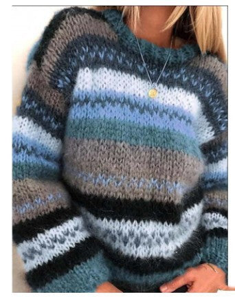 Leisure Warm All-matching Sweater Women's Clothing