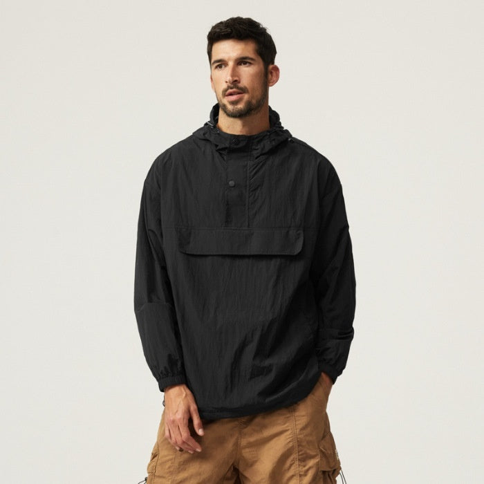 Outdoor Sun-proof Clothes Men's Summer Ice Silk Quick-drying Breathable And UV-resistant