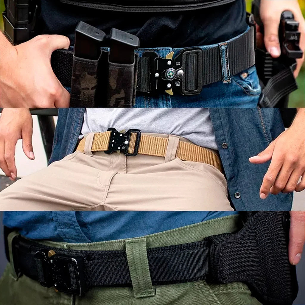 Anti Allergic Metal Tactical Belt With Buckle Hook