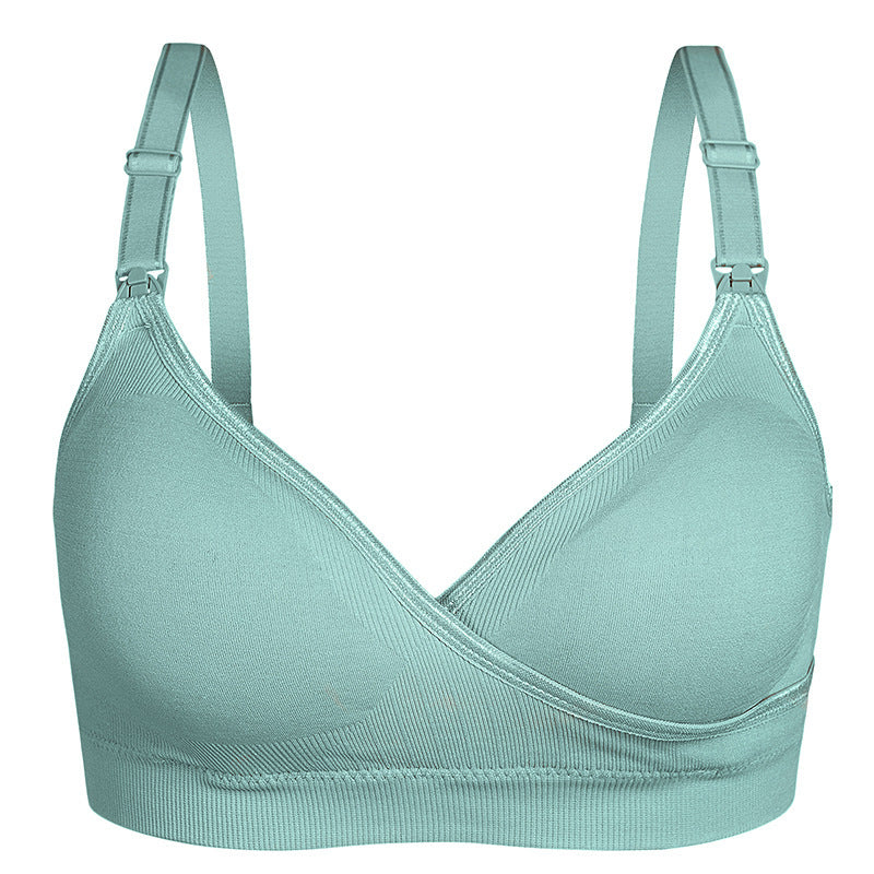 Women's Adjustment Push Up Open Button Cross Nursing Bra