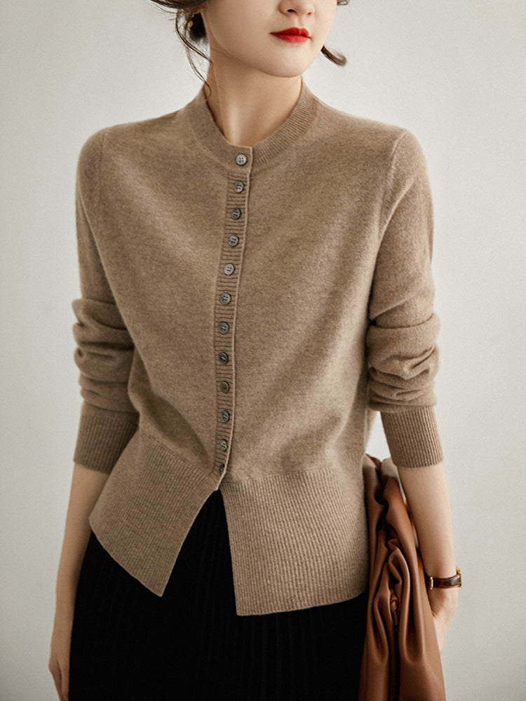 Women's Knitted Cardigan For Autumn And Winter Chanel Style Sweater
