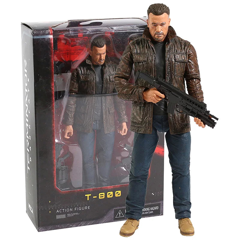 NECA the Terminator T-800 T-1000 Endoskeleton PVC Action Figure Collectible