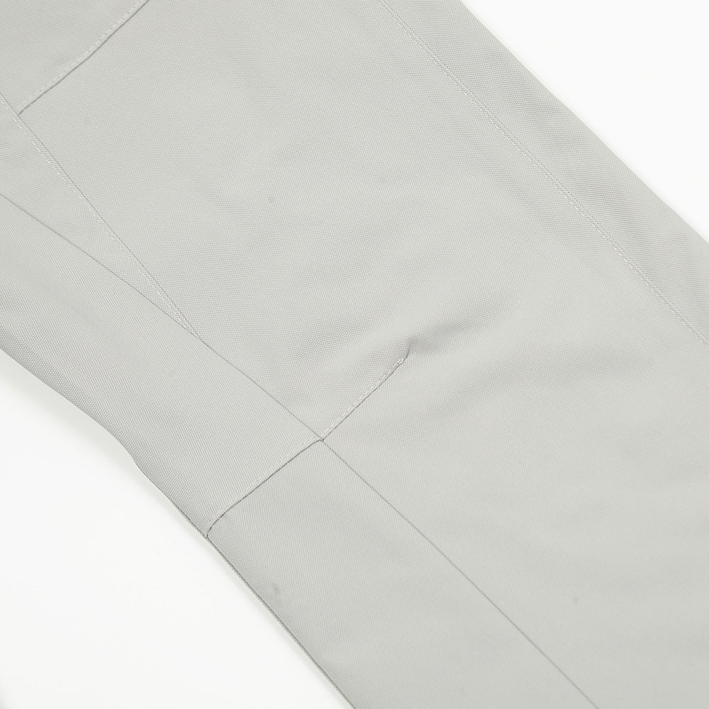 Men's Solid Color Loose Pockets Decorative Trousers