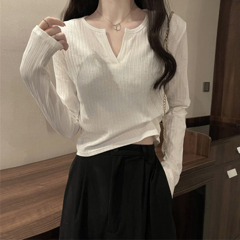 Short Top Women's Long Sleeve