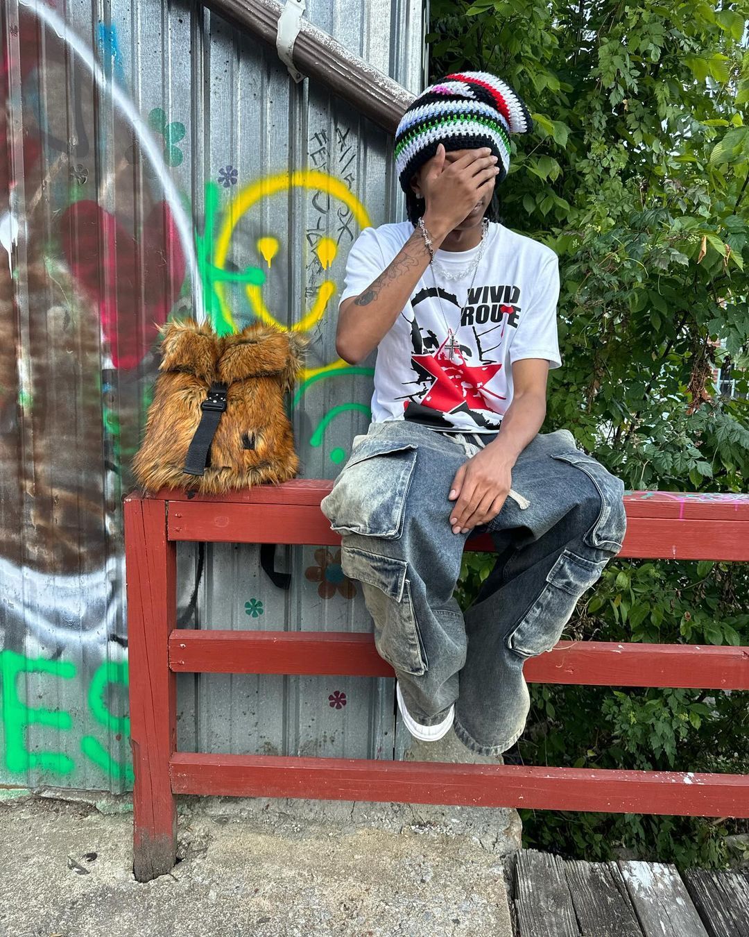 Men's Minimalist Harajuku High Street Pattern T-shirt