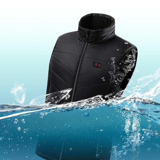 Double Control Zone 15 Intelligent Self-heating Men's Electric Heating Vest
