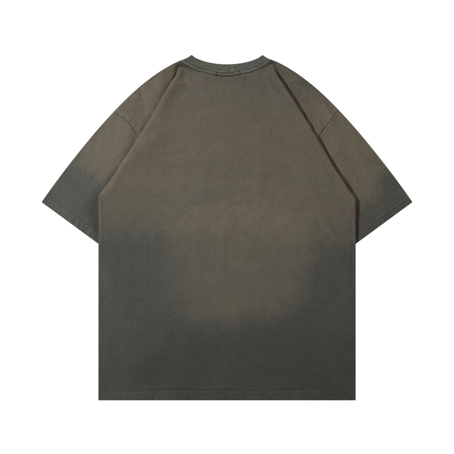 Retro Washed Short Sleeve T-shirt Half Sleeve