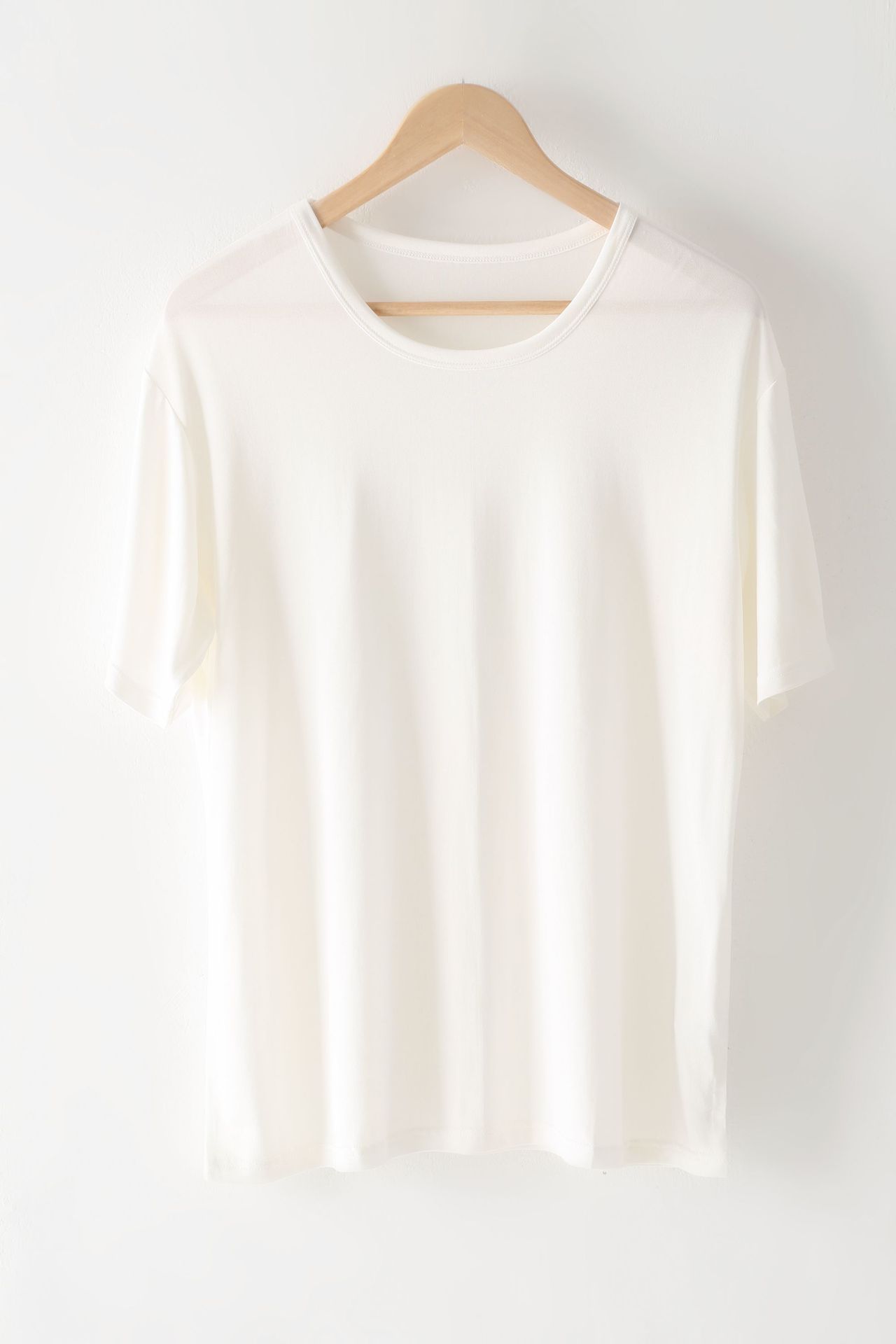 Men's Mulberry Silk Loose Round Neck Silk T-shirt