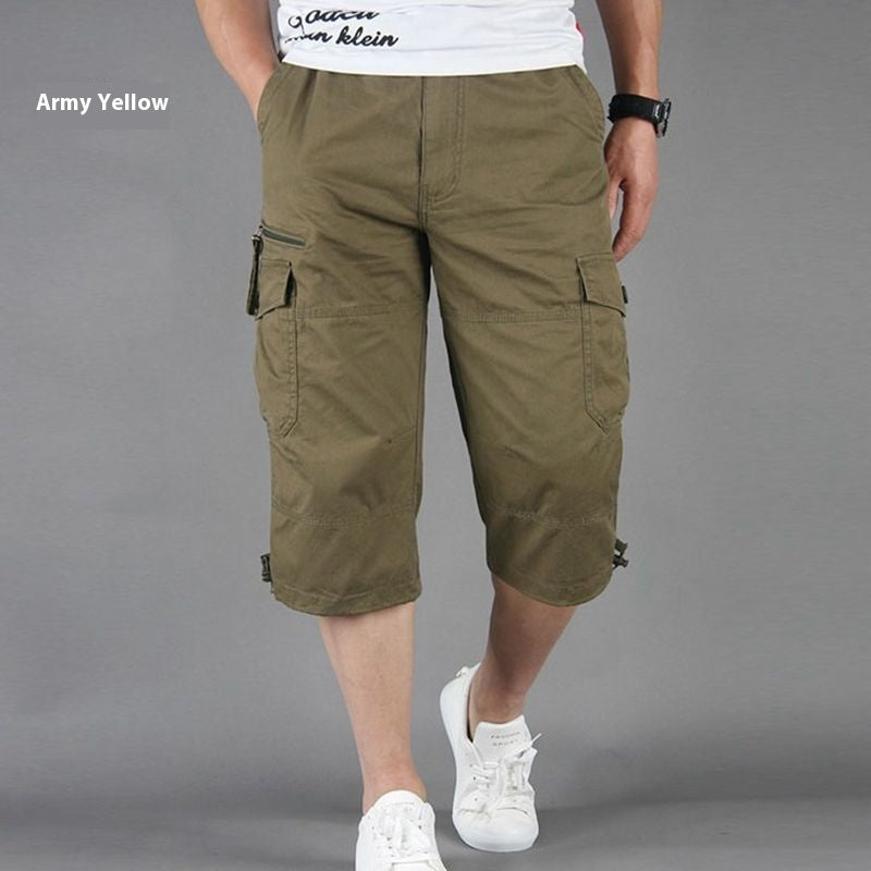 Men's Loose Thin Multi-pocket Outdoor Sports And Casual Shorts