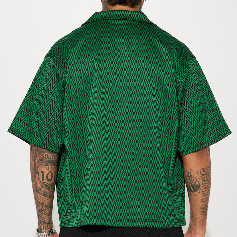 Men's Fashion Individual Casual Loose Top Shirt