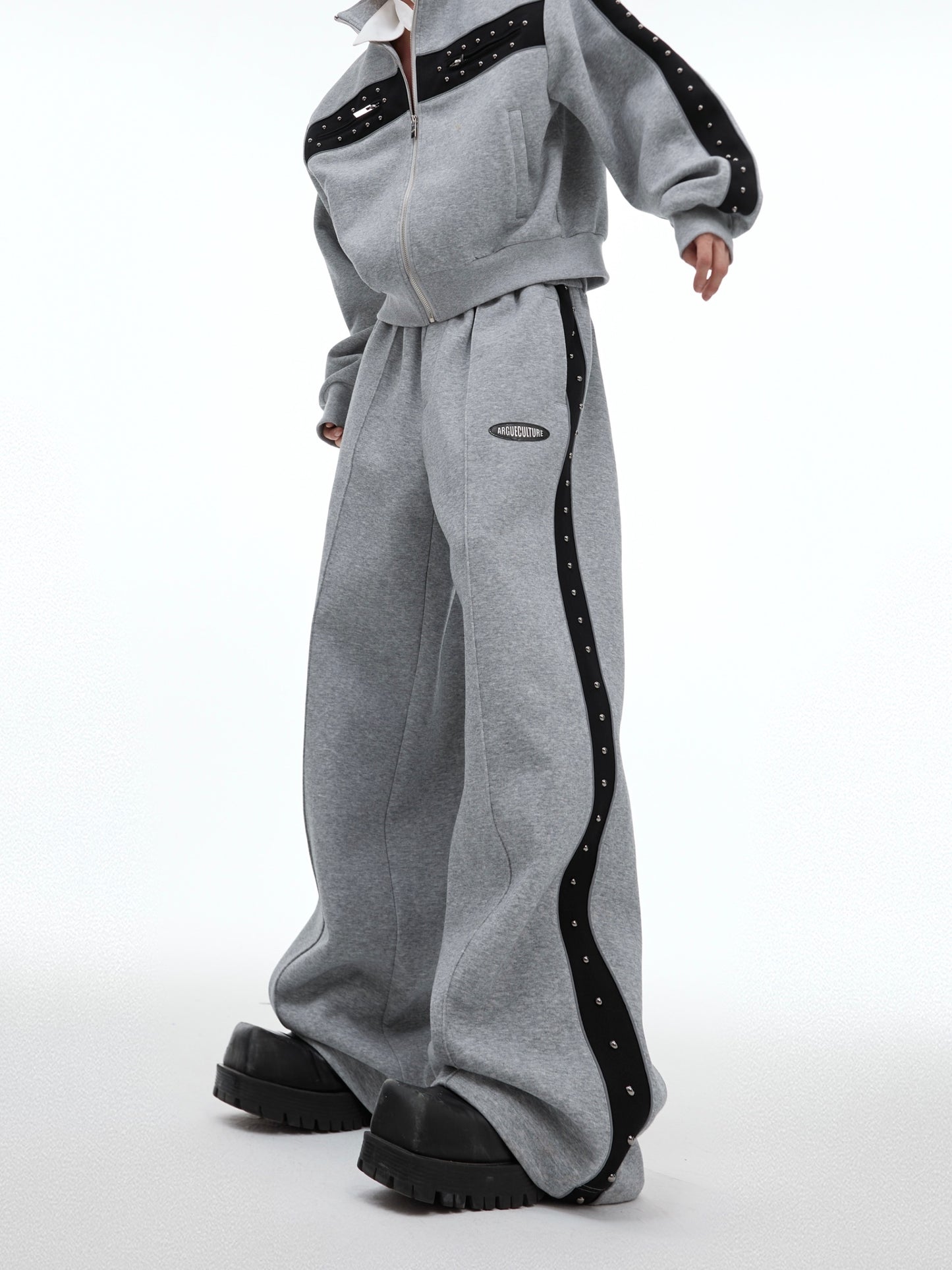 Casual Profile Coat Draped Casual Pants
