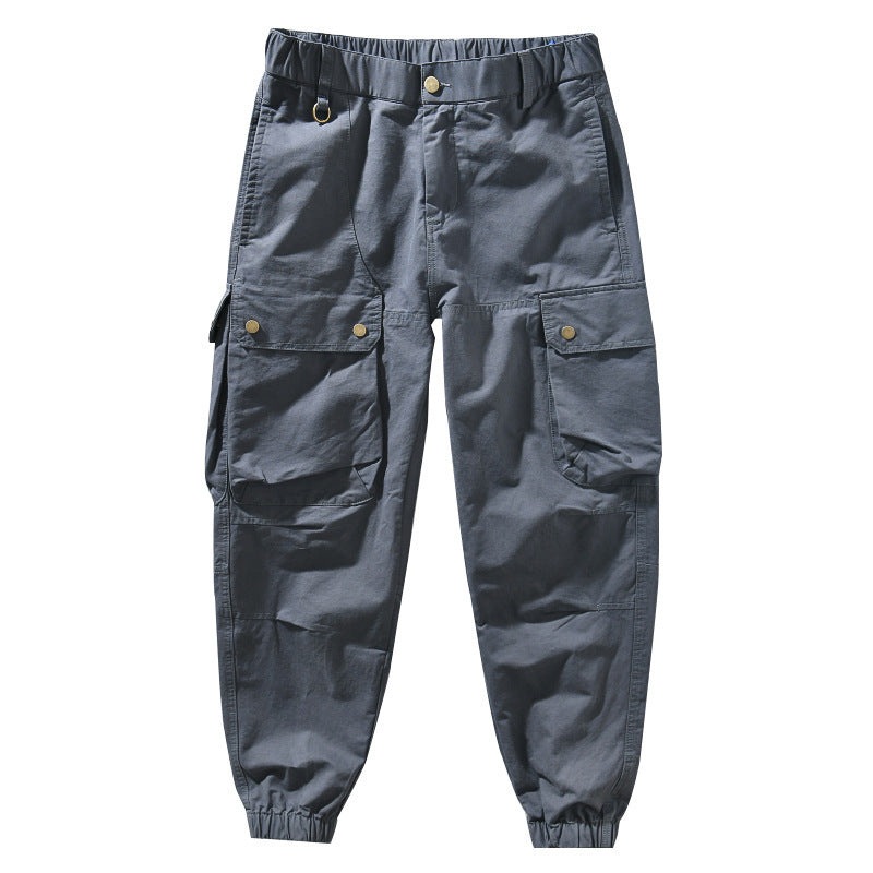 Casual Cotton Street Popular All-matching Overalls Men