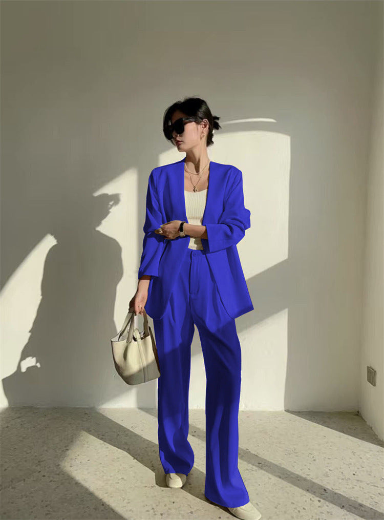 Casual Temperament Twinset Spring And Autumn Women's Suit