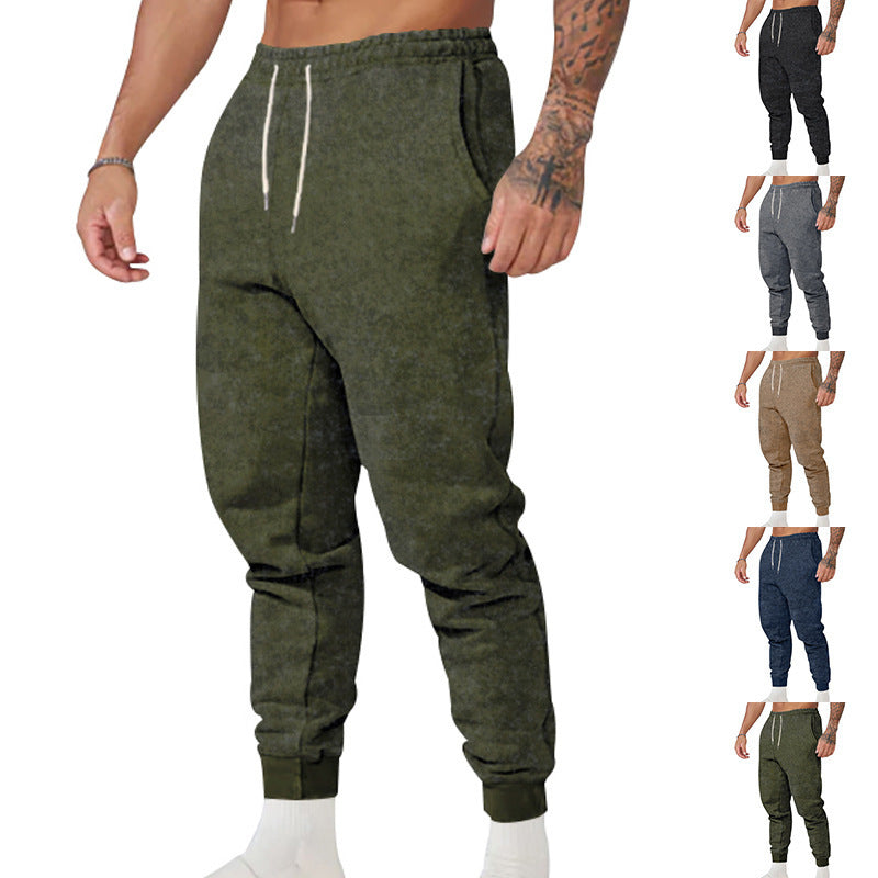 Stretch Slim Retro Distressed American Men's Pants