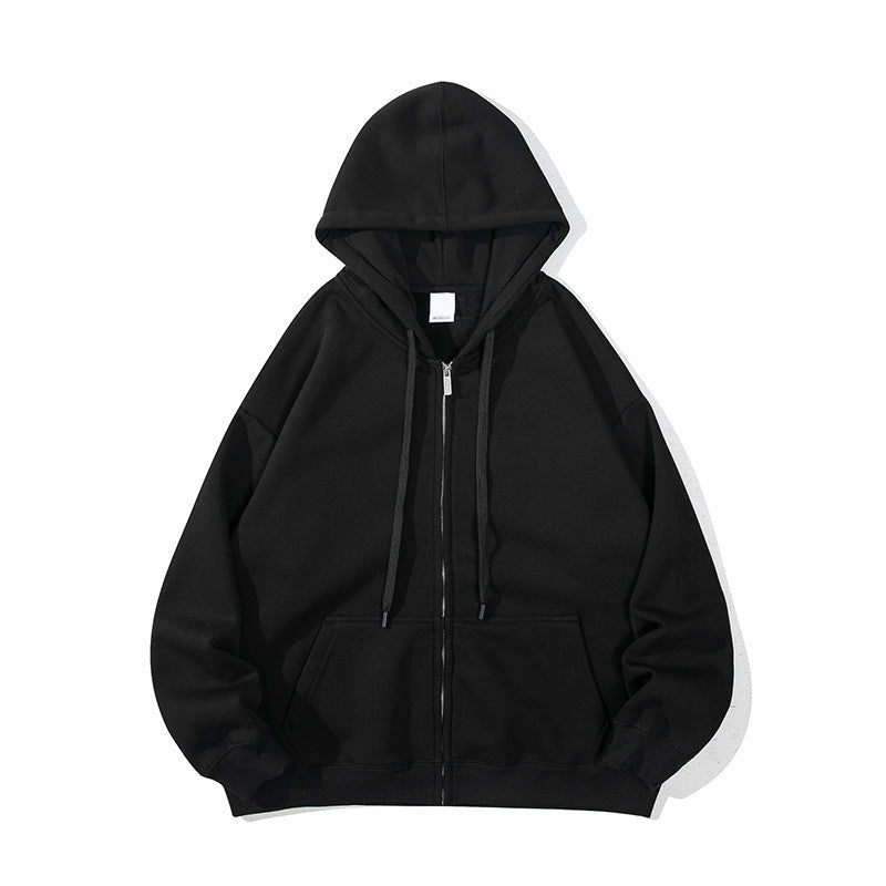 Soft Zipper Hooded Hooded Cardigan Sweater Men