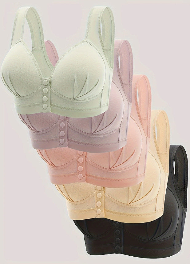 No Underwire Front Buckle Breastfeeding Mom Bra Cover Comfortable