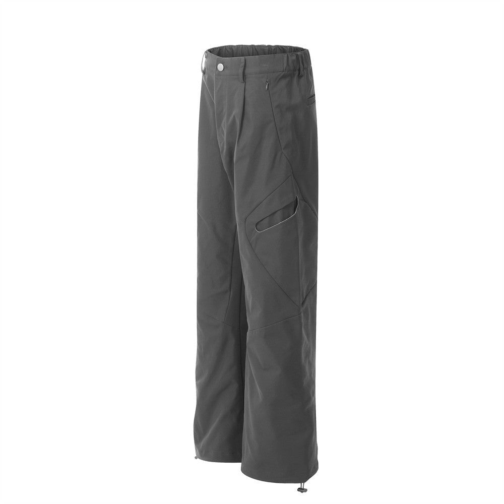 Functional Deconstruction Patchwork Pocket Casual Pants