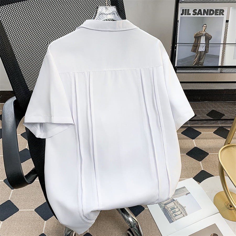 Shirt Short Sleeve Shirt Men's Half Sleeve Coat